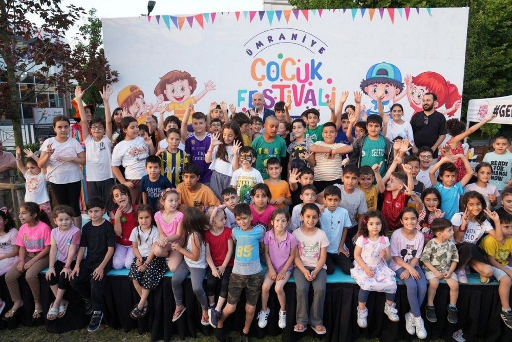 ÜMRANİYE ÇOCUK FESTİVALİ’NE 7 GÜNDE 13 BİN ÇOCUK KATILDI