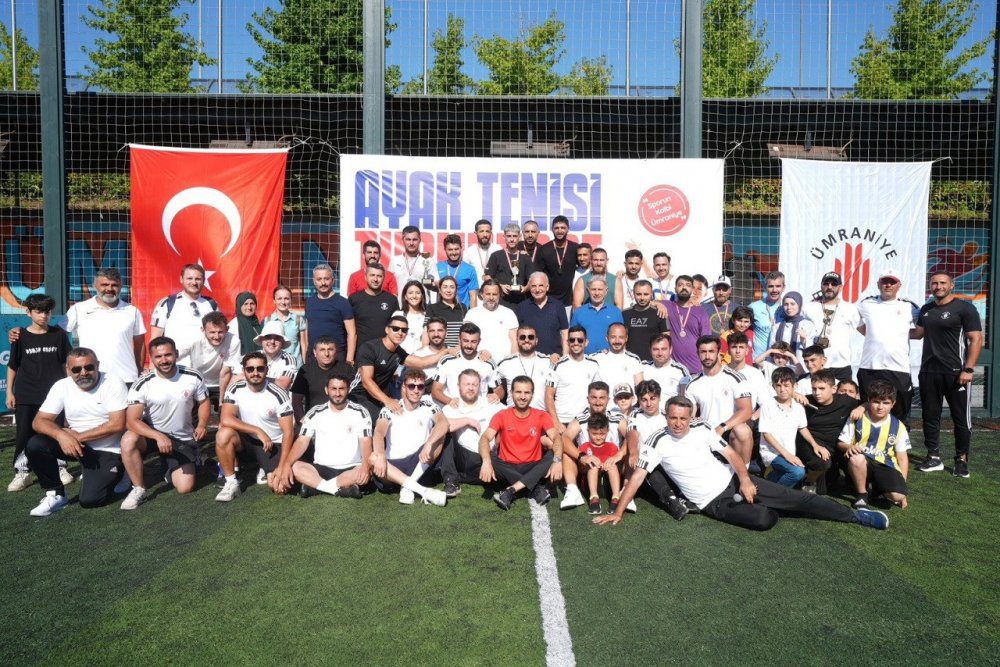 ÜMRANİYE’DE AYAK TENİSİ HEYECANI: NEFES KESEN TURNUVA
