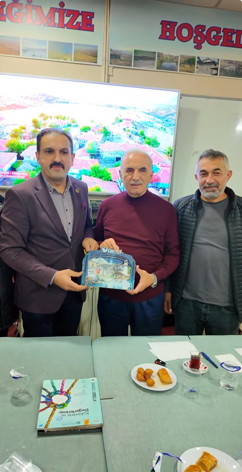 Çankırı Kurşunlu Hocahasan Köyü Derneği ziyaretimizde hemşehrilerimizle birlikteydik.