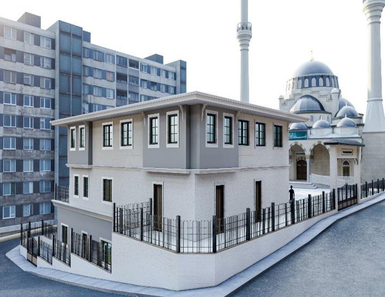 Ömer Faruk Darende Camii, Anaokulu, Şadırvan, Sohbet Evi ve İmam Evi