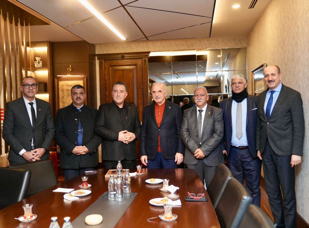 FİLİSTİN YEREL YÖNETİMLER BİRLİĞİ TEMSİLCİLERİNDEN ÜMRANİYE BELEDİYESİ'NE ZİYARET