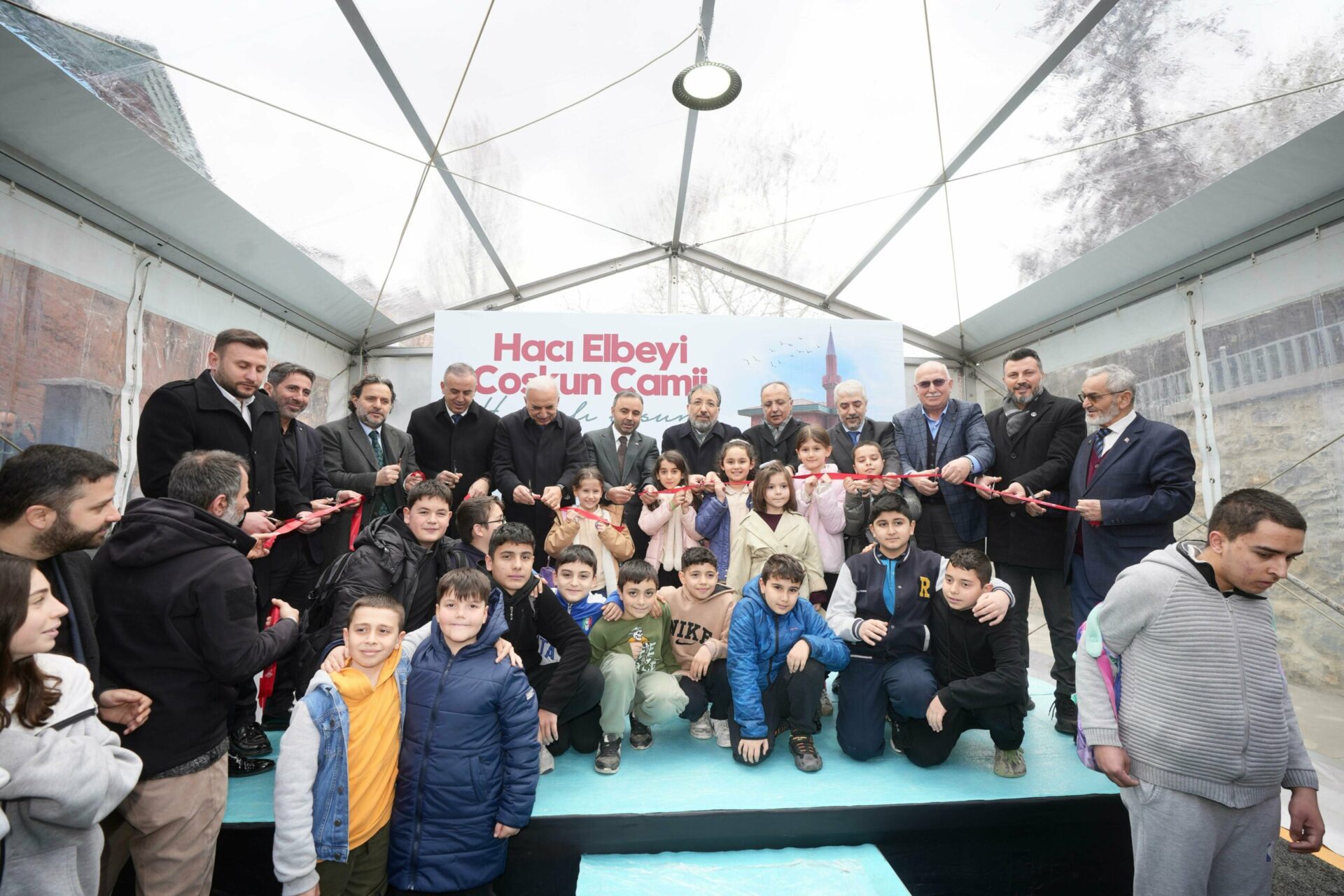 HACI ELBEYİ COŞKUN CAMİİ’NİN AÇILIŞI GERÇEKLEŞTİ