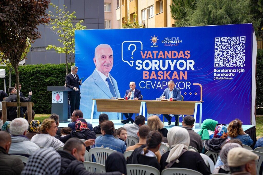ÜMRANİYE’DE VATANDAŞ SORDU BAŞKAN CEVAPLADI
