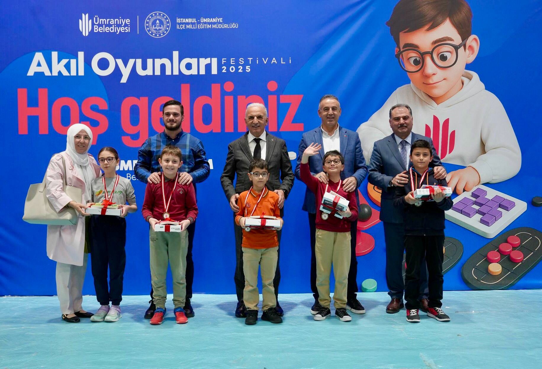 ÜMRANİYE’DE AKIL OYUNLARI FESTİVALİ’NDE ÖDÜLLER SAHİPLERİNİ BULDU