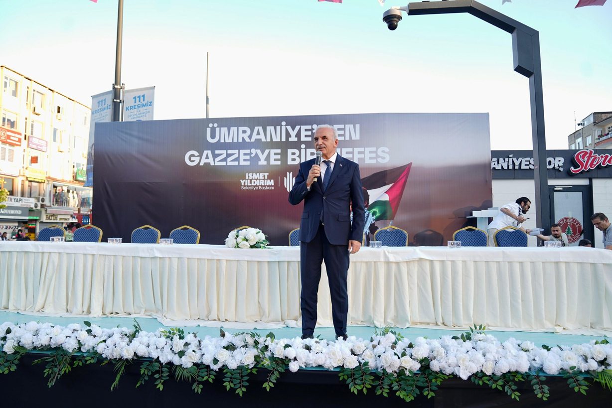 ÜMRANİYE BELEDİYESİ’NDEN GAZZE İÇİN ANLAMLI PROGRAM