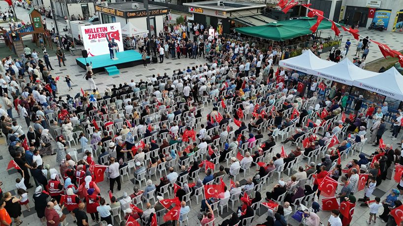 15 TEMMUZ’UN YIL DÖNÜMÜNDE ÜMRANİYE TEK YÜREK