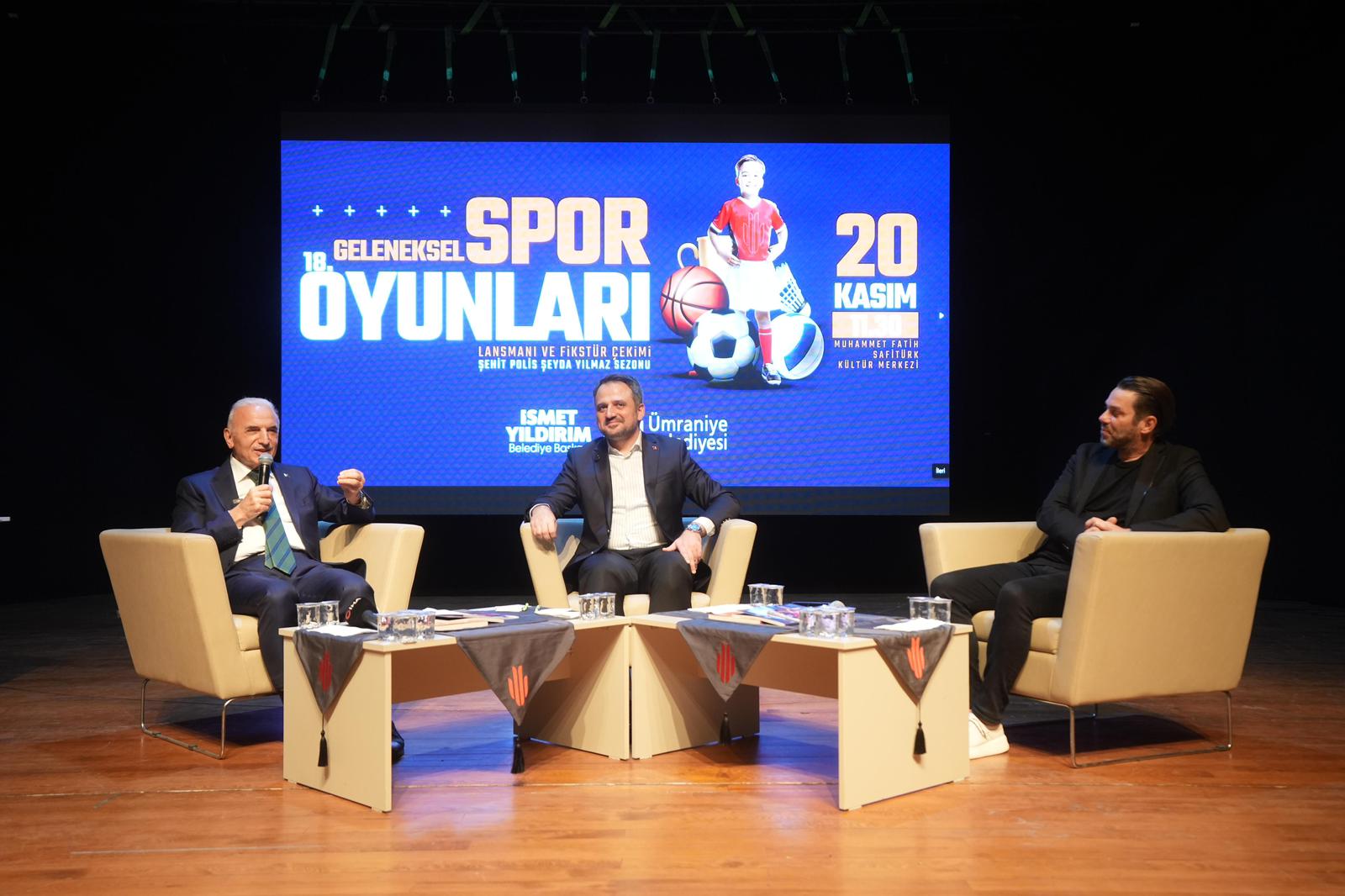 ÜMRANİYE BELEDİYESİ 18. GELENEKSEL SPOR OYUNLARI İÇİN START VERDİ