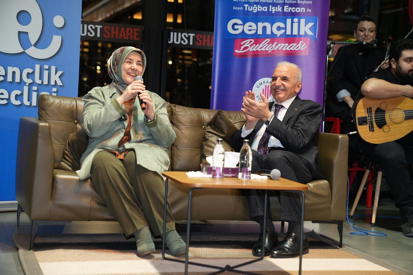 AK PARTİ GENEL MERKEZ KADIN KOLLARI BAŞKANI TUĞBA IŞIK ERCAN, ÜMRANİYE’DE GENÇLERLE BULUŞTU